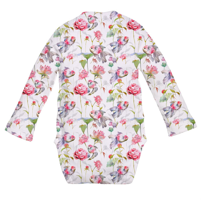 Боді Kimono з довгим рукавом для немовлят BLS004