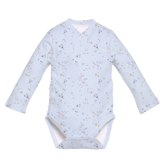 Боді Kimono з довгим рукавом для немовлят BLS004
