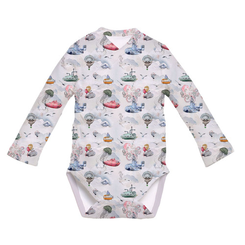 Боди  Kimono с длинным рукавом для малышей BLS004
