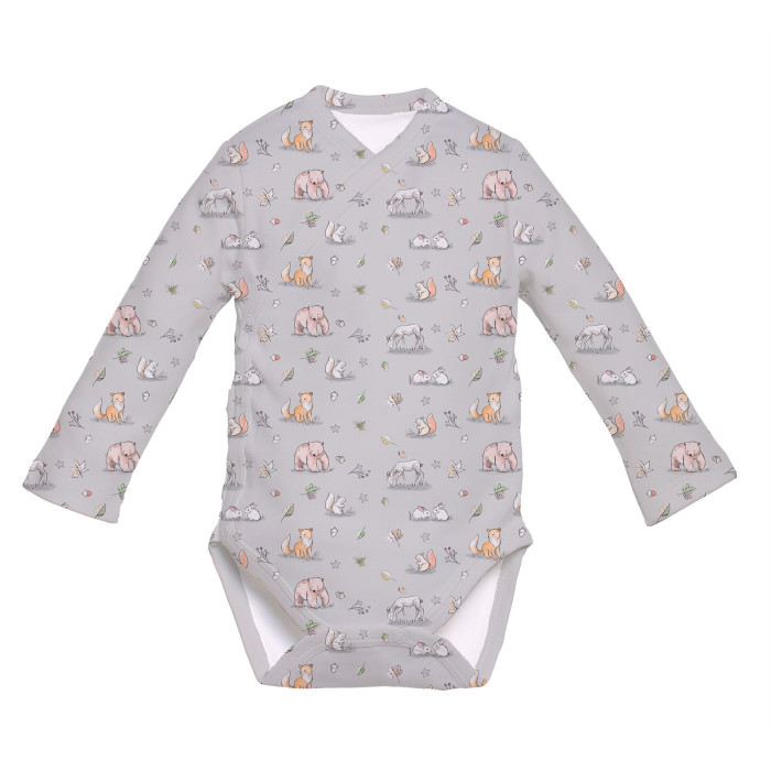 Боді Kimono з довгим рукавом для немовлят BLS004