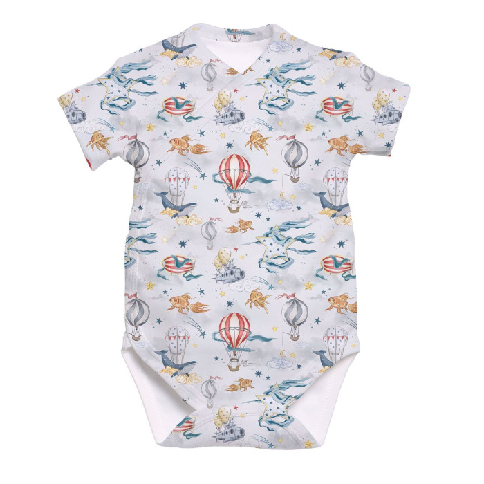 Боді Kimono з кортким рукавом для немовлят BSHL004