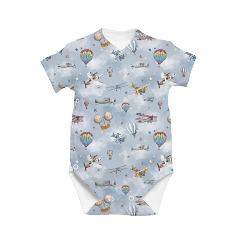 Боди  Kimono с коротким рукавом для малышей BSHL004  Balloons
