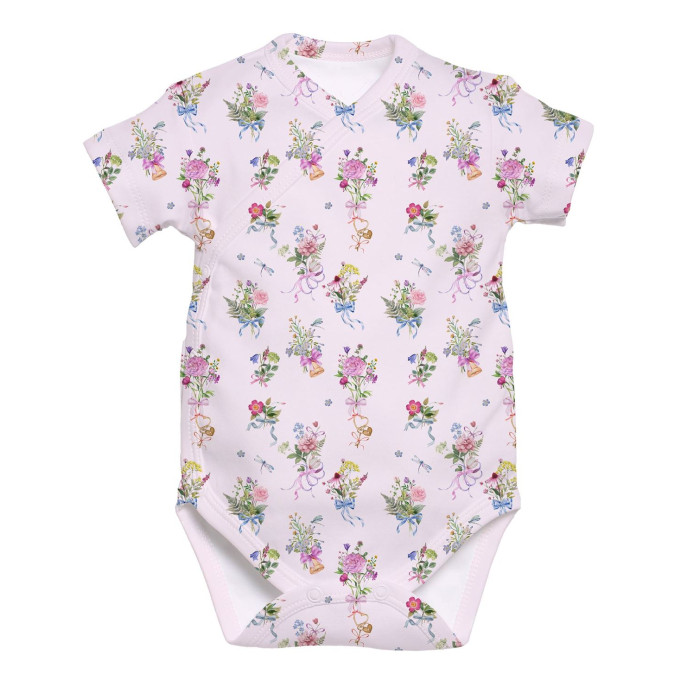 Боді Kimono з кортким рукавом для немовлят BSHL004
