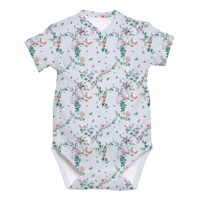 Боді Kimono з кортким рукавом для немовлят BSHL004