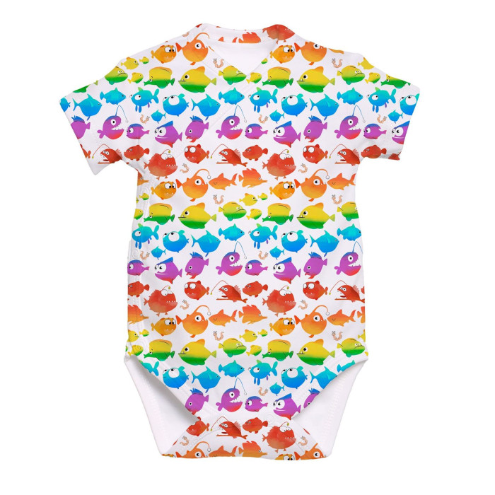Боді Kimono з кортким рукавом для немовлят BSHL004