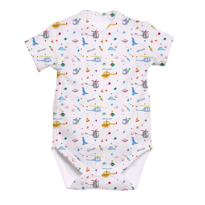 Боді Kimono з кортким рукавом для немовлят BSHL004