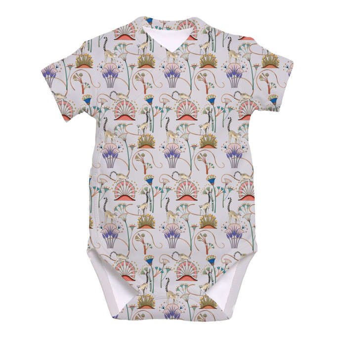 Боді Kimono з кортким рукавом для немовлят BSHL004
