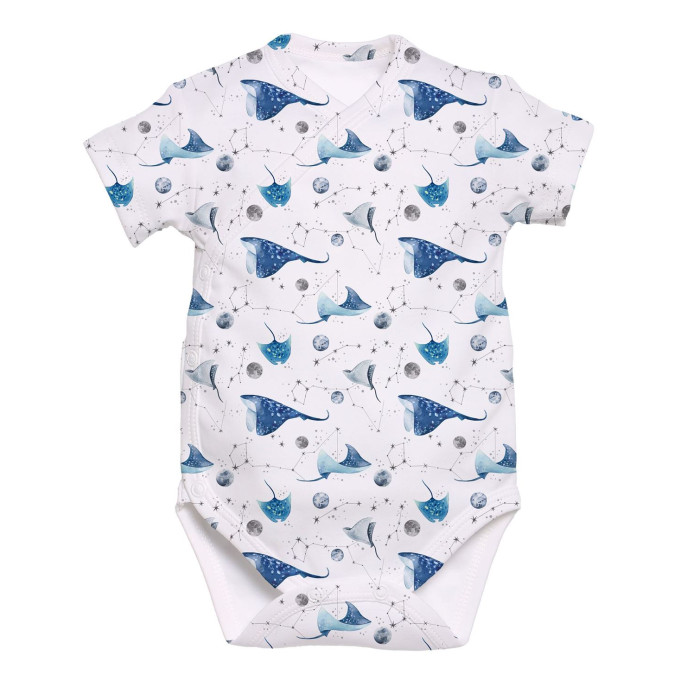 Боді Kimono з кортким рукавом для немовлят BSHL004