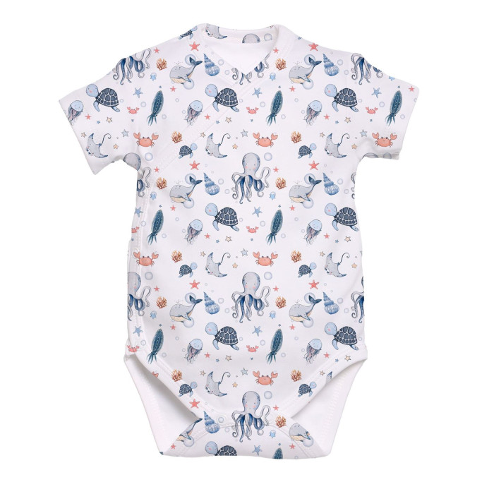 Боді Kimono з кортким рукавом для немовлят BSHL004