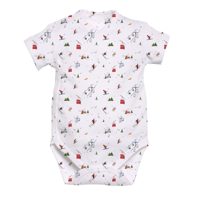Боді Kimono з кортким рукавом для немовлят BSHL004