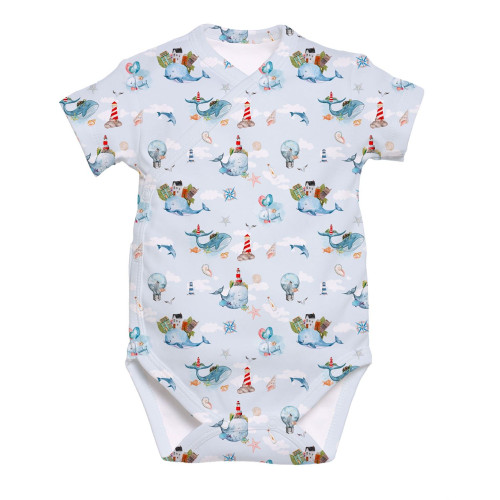 Боди  Kimono с коротким рукавом для малышей BSHL004