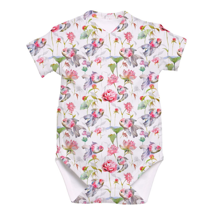 Боді Kimono з кортким рукавом для немовлят BSHL004