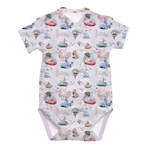 Боди  Kimono с коротким рукавом для малышей BSHL004
