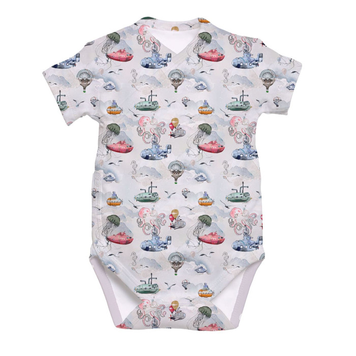 Боді Kimono з кортким рукавом для немовлят BSHL004
