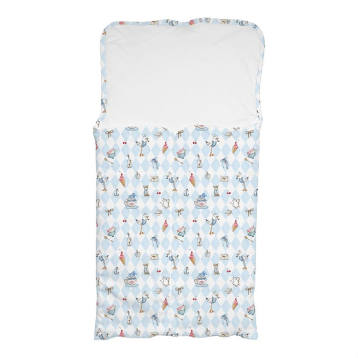 Затишний Конверт (кокон) Babynest C001 Diamond Blue