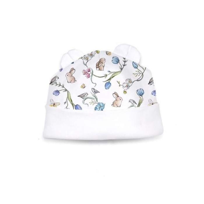 Шапочка з вушками H002 Blossom Blue