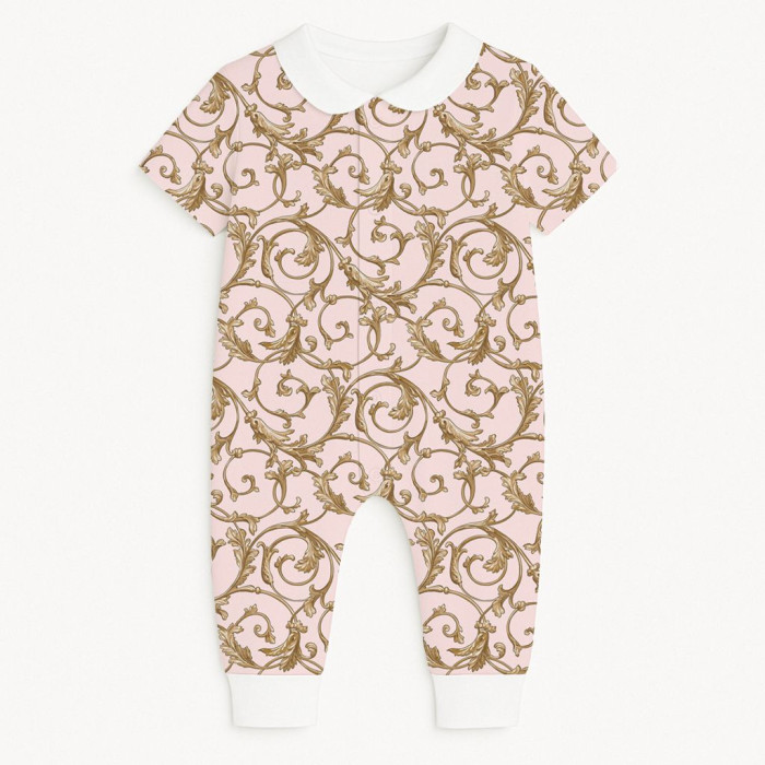 Ромпер з коротким рукавом i комірцем K061CL Allure Pink