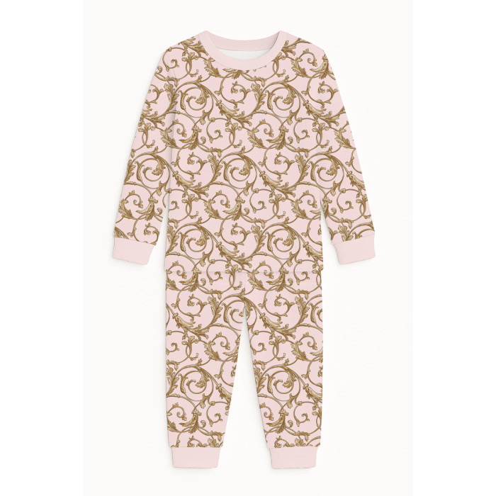 Дитяча піжама з довгим рукавом з 100% pima котона PJ001 Allure Pink