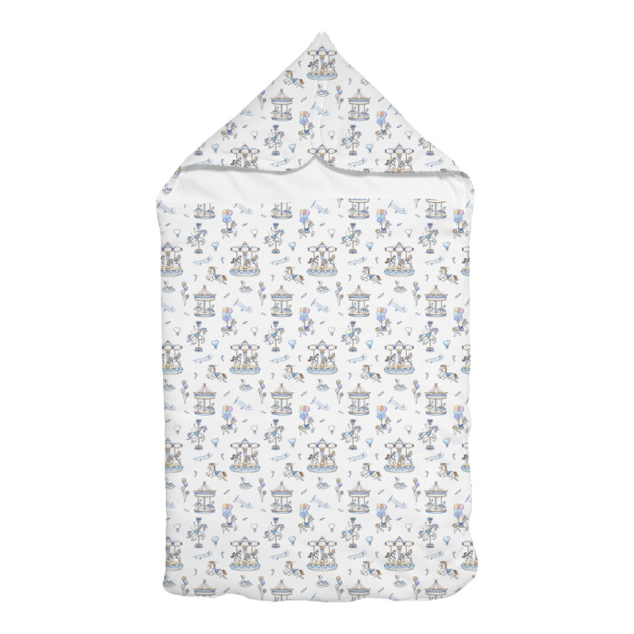 Затишний Конверт (кокон) Babynest C002 Bonbon Blue