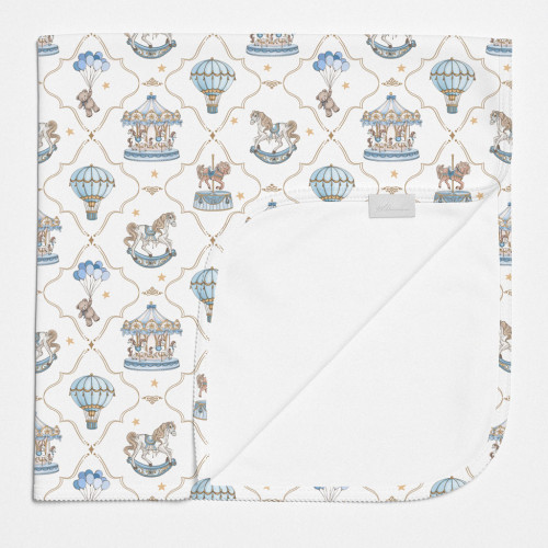 Двошарова дитяча ковдра BL001 Coquette blue