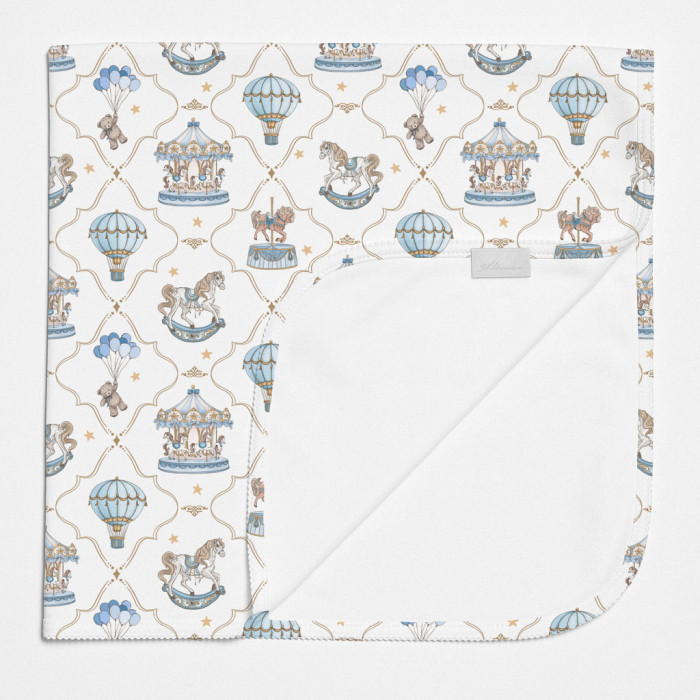 Двошарова дитяча ковдра BL001 Coquette blue