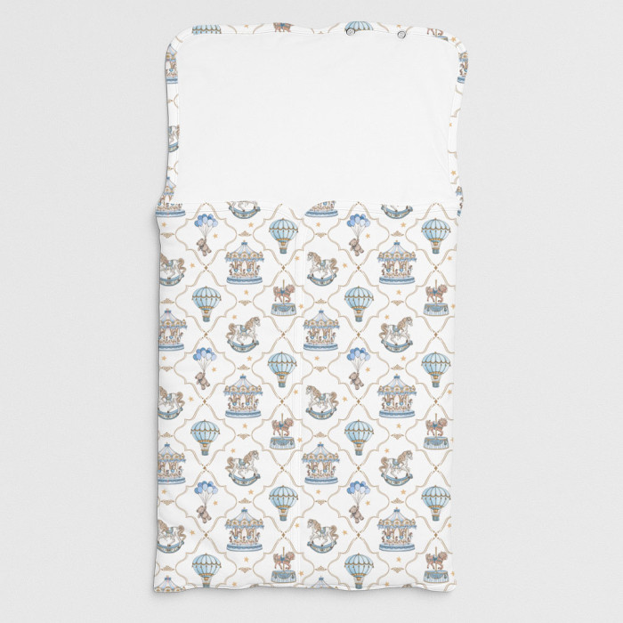 Затишний Конверт (кокон) Babynest C001 Coquette blue