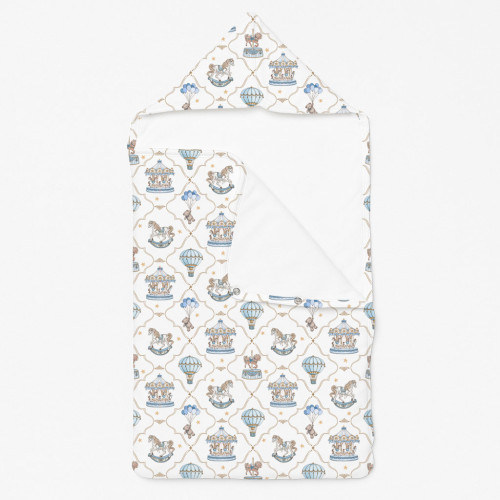 Затишний Конверт (кокон) Babynest C002 Coquette blue