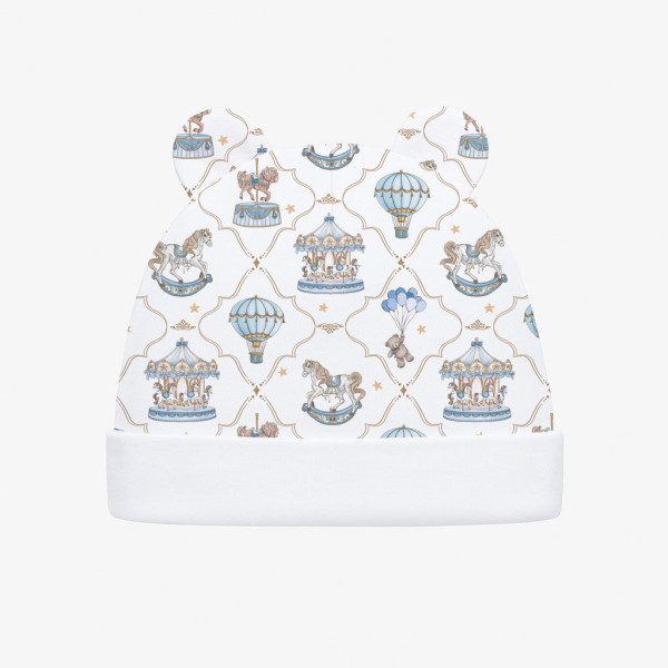 Шапочка з вушками H002 Coquette blue