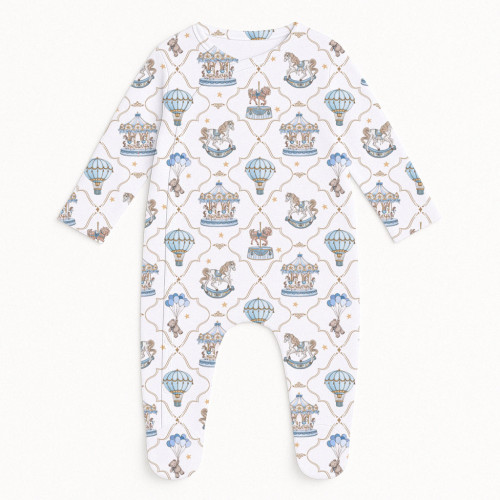 Слип для малыша с боковой застёжкой K020 Coquette blue