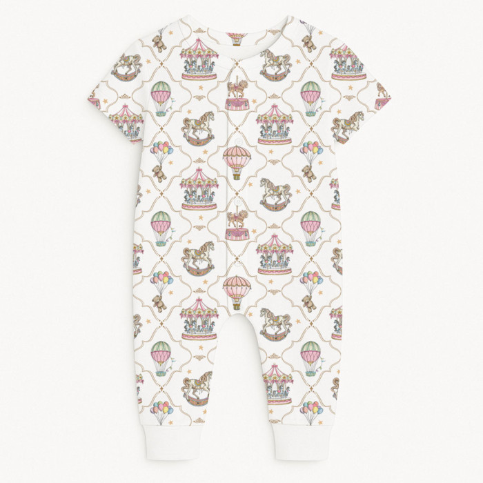 Ромпер з коротким рукавом K061 Coquette colorful
