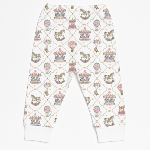 Бавовняні штанці-джогери для малюка BR001 Coquette colorful