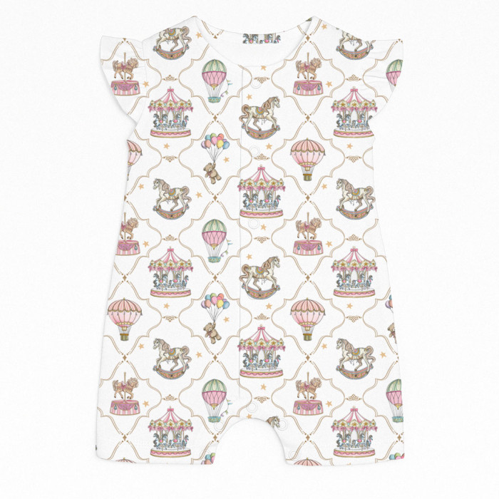 Пісочник із бавовни Supima з крильцями R007 Coquette colorful