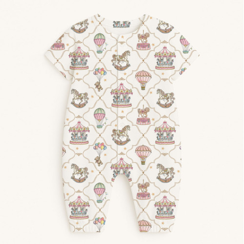 Длинный песочник с рукавами из хлопка Supima R017