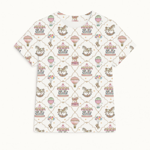 Футболка з коротким рукавом для хлопчиків та дівчаток TSH001 Coquette colorful
