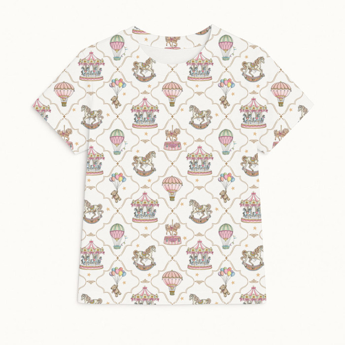 Футболка з коротким рукавом для хлопчиків та дівчаток TSH001 Coquette colorful