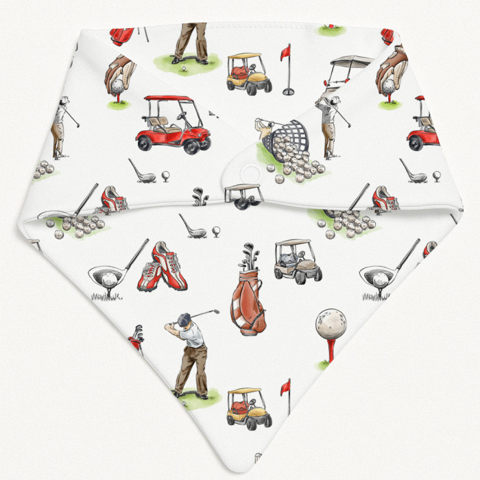 Слюнявчик-бандана трикутної форми для немовлят Bib001 Golf