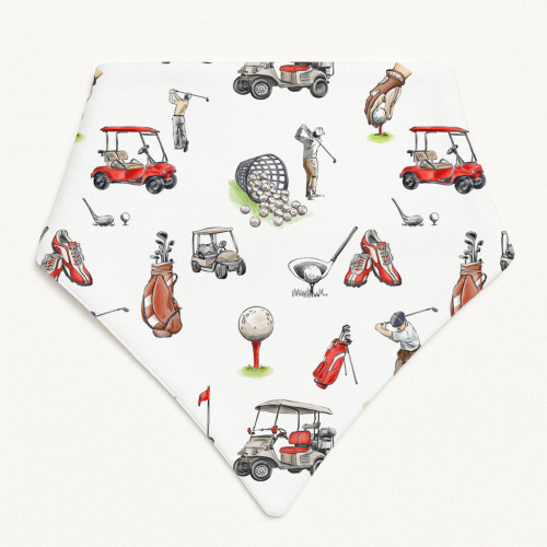 Слюнявчик-бандана трикутної форми для немовлят Bib001 Golf