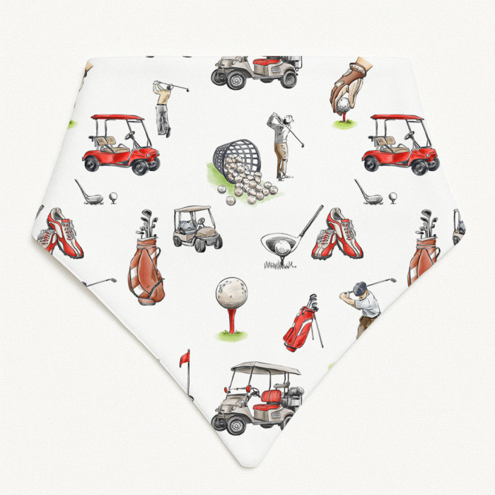 Слюнявчик-бандана трикутної форми для немовлят Bib001 Golf