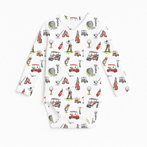 Боди  Kimono с длинным рукавом для малышей BLS004  Golf