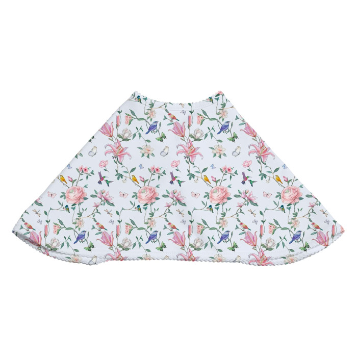 Мусліновий слюнявчик BB010 – органічна бавовна Supima Lilly Print