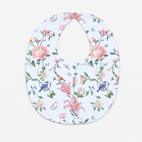Слюнявчик з піко-обробкою BIB005 Lilly Print