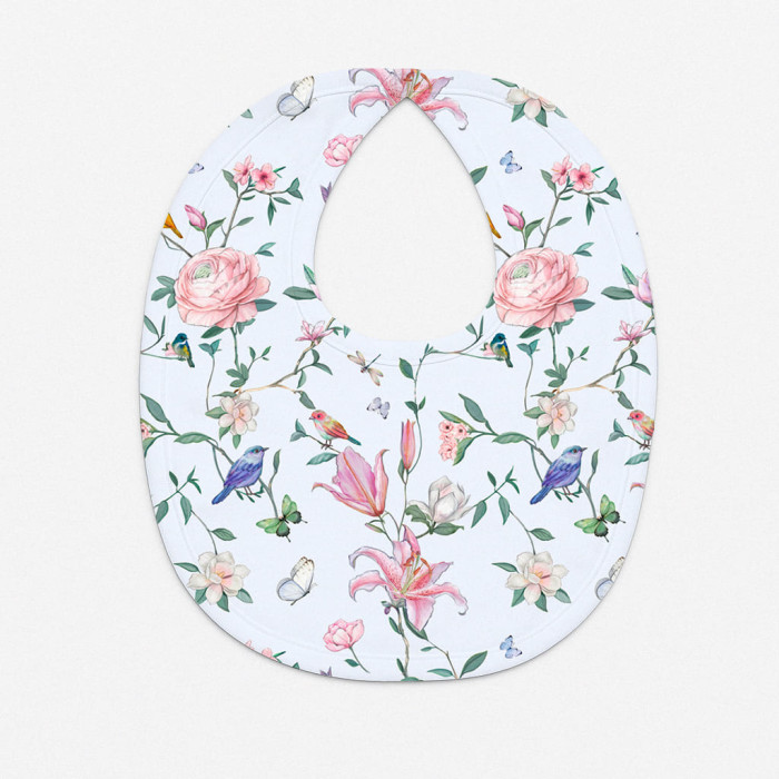 Слюнявчик з піко-обробкою BIB005 Lilly Print