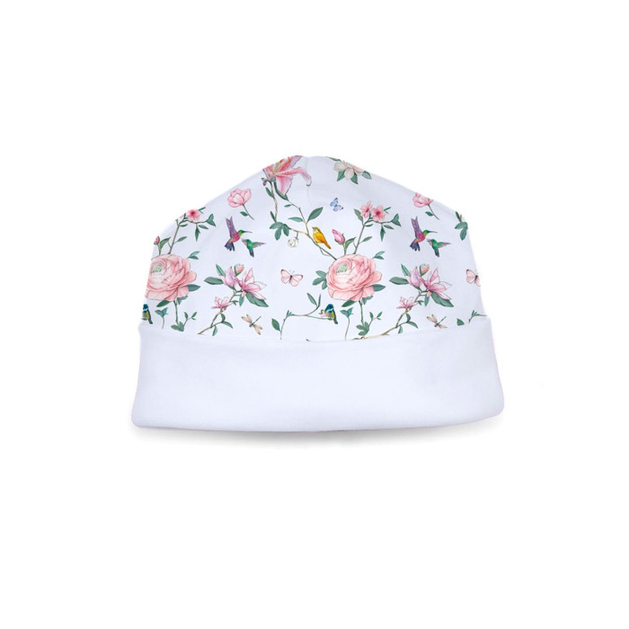 Дитяча шапочка з відворотом H004  Lilly Print