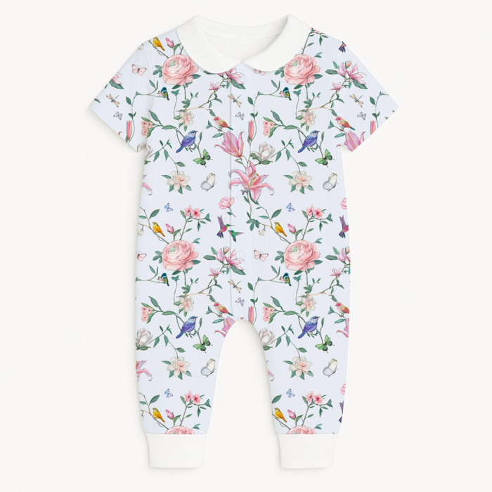 Ромпер з коротким рукавом i комірцем K061CL Lilly Print