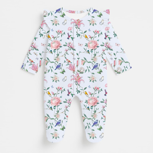 Слип с рюшами для Девочки из 100% хлопка Pima  K065 Lilly Print