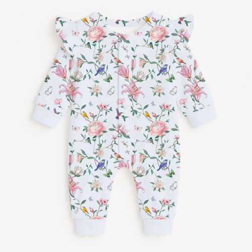 Ромпер с длинным рукавом и крылышками K070 Lilly Print