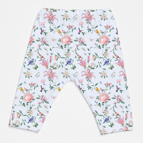Легінси з органічної бавовни для дівчаток L003 Lilly Print