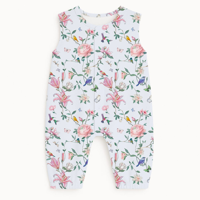Довгий пісочник із рукавами з бавовни Supima R009 Lilly Print