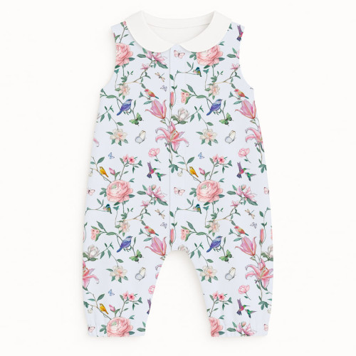 Длинный песочник с рукавами и воротником Supima R009CL Lilly Print
