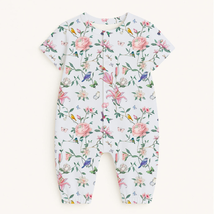 Довгий пісочник із рукавами з бавовни Supima R017 Lilly Print